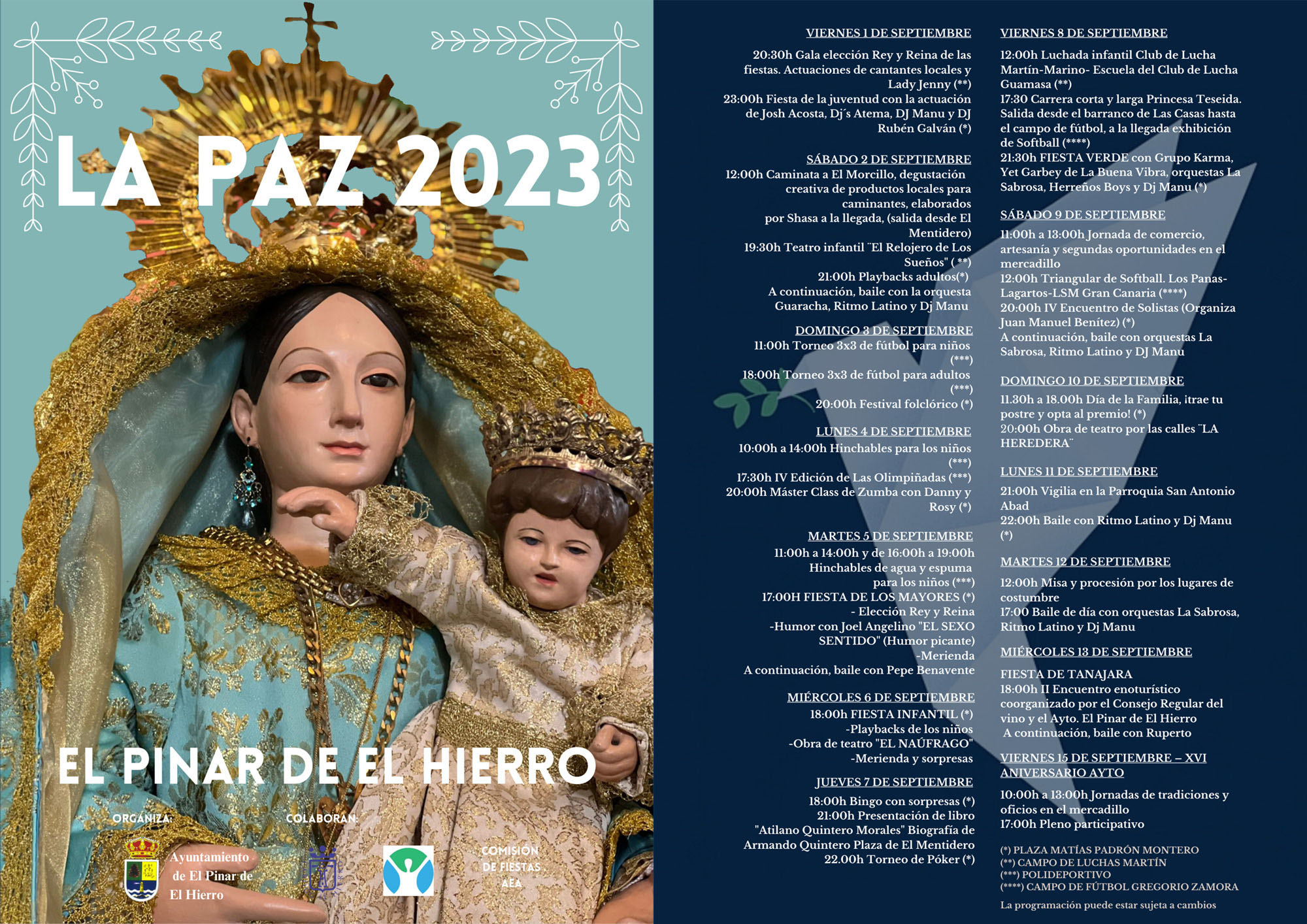 El Pinar se prepara para celebrar las Fiestas de La Paz 2023