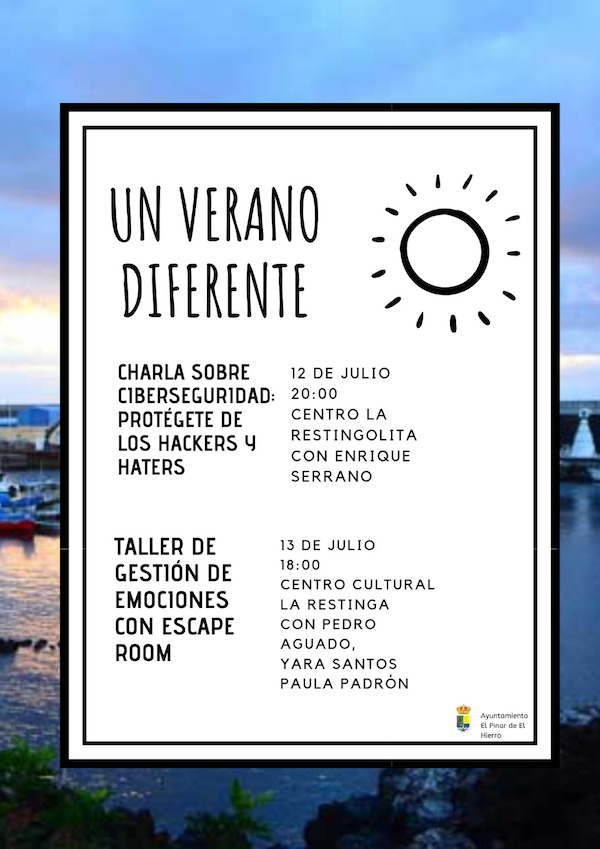 Cartel El Pinar cursos nuevas tecnologias