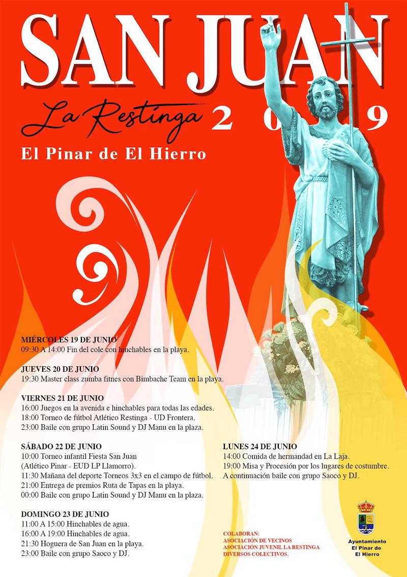 Cartel Fiestas San Juan 2019