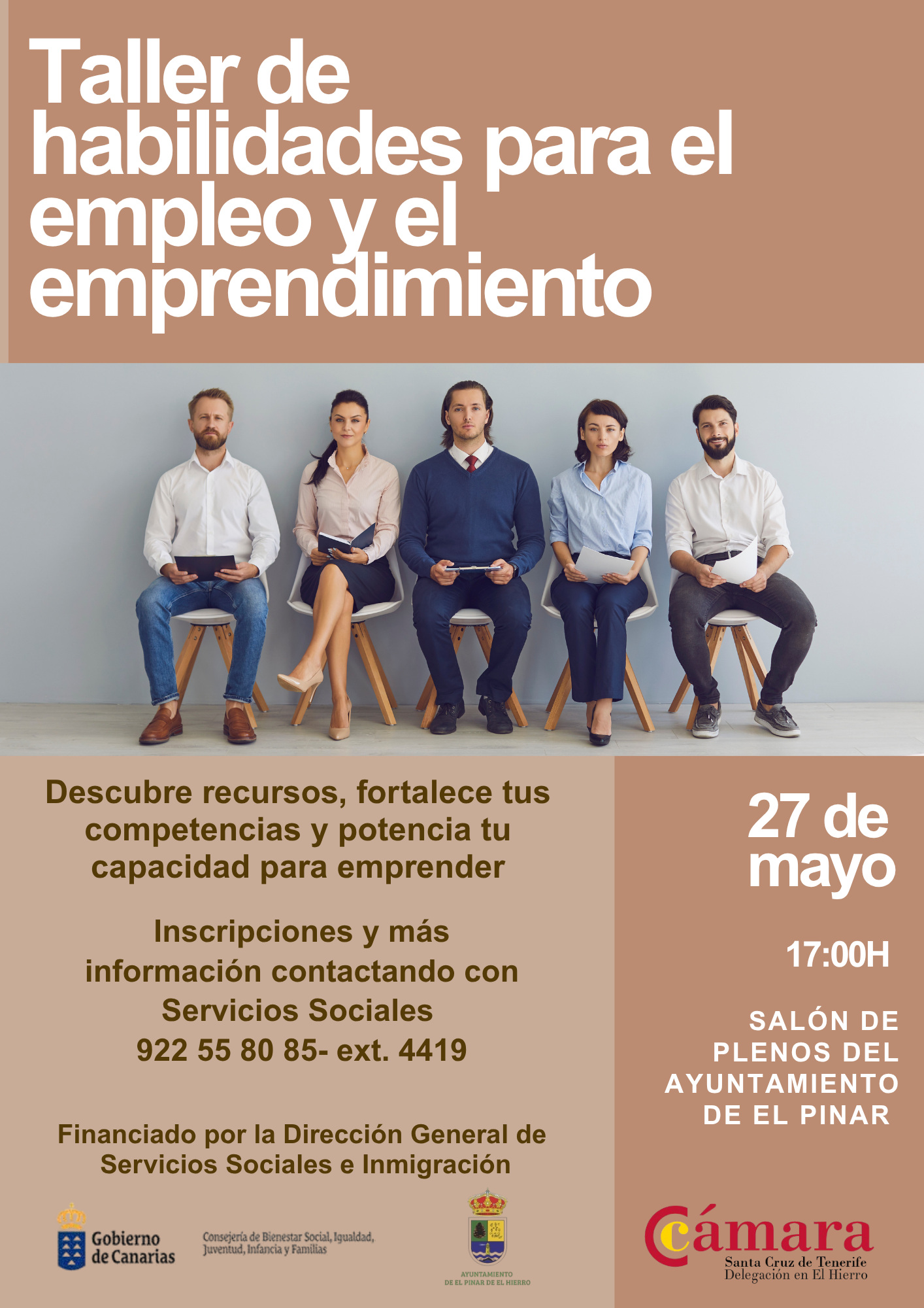 El Pinar acoge un taller de habilidades para el empleo y el emprendimiento