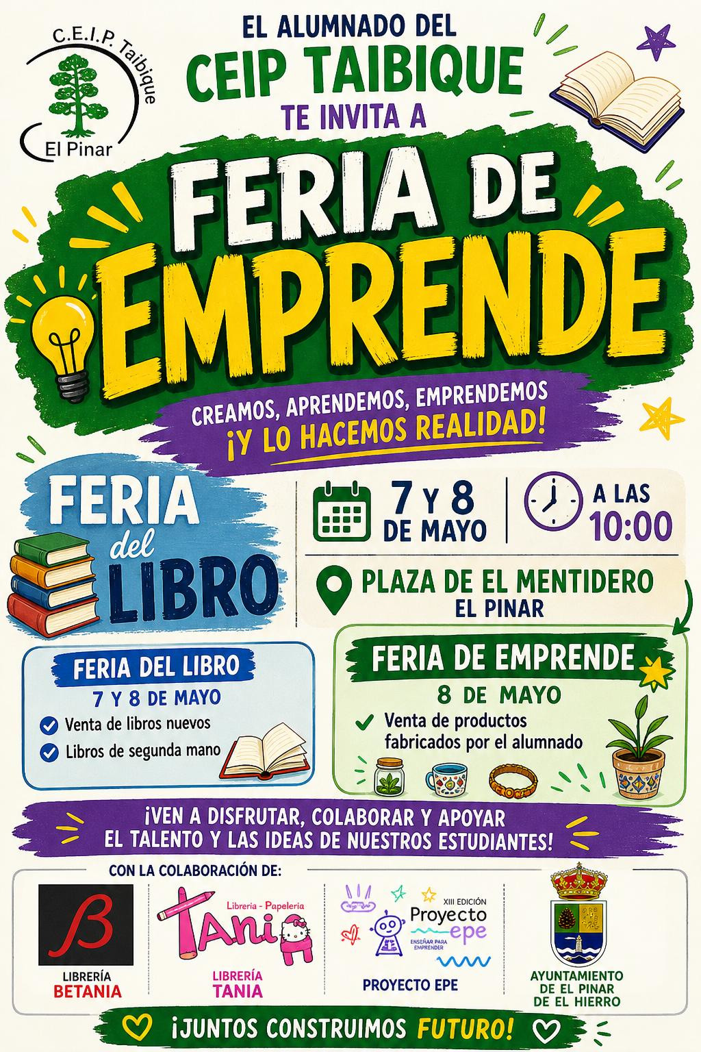 El Pinar impulsa el talento joven con una feria de cooperativas escolares