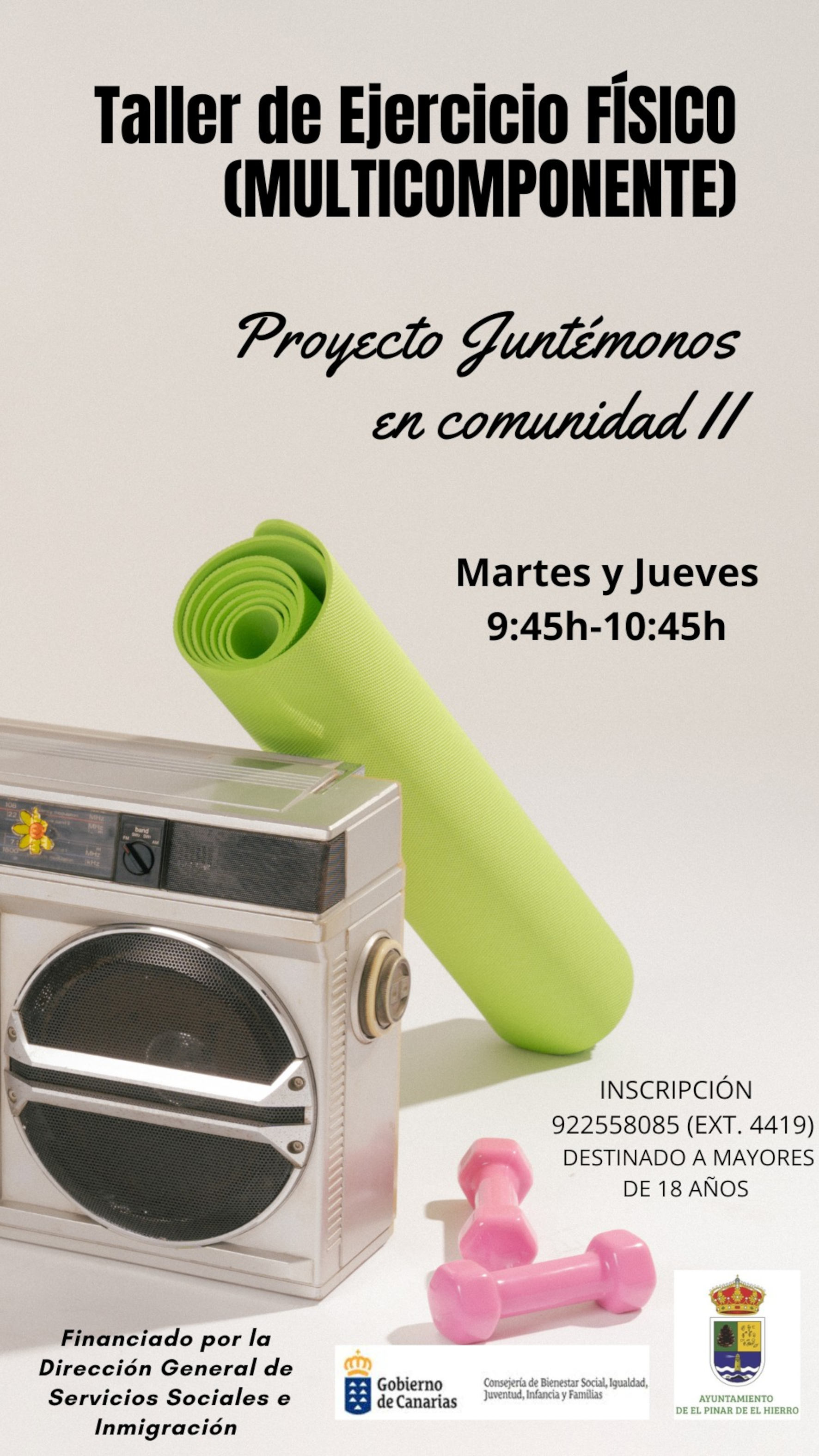 El Pinar promueve los hábitos de vida saludable a través de un taller de ejercicio físico