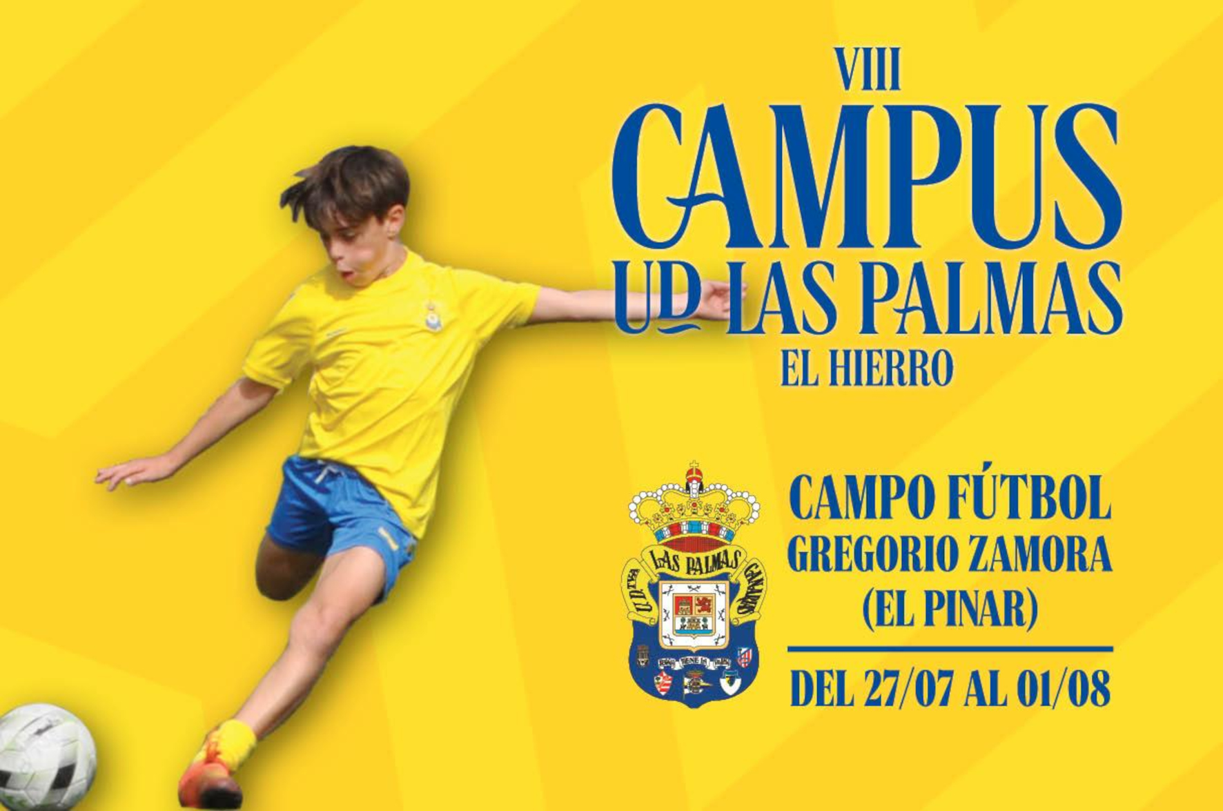 El Pinar acoge por primera vez el campus de fútbol de la UD Las Palmas