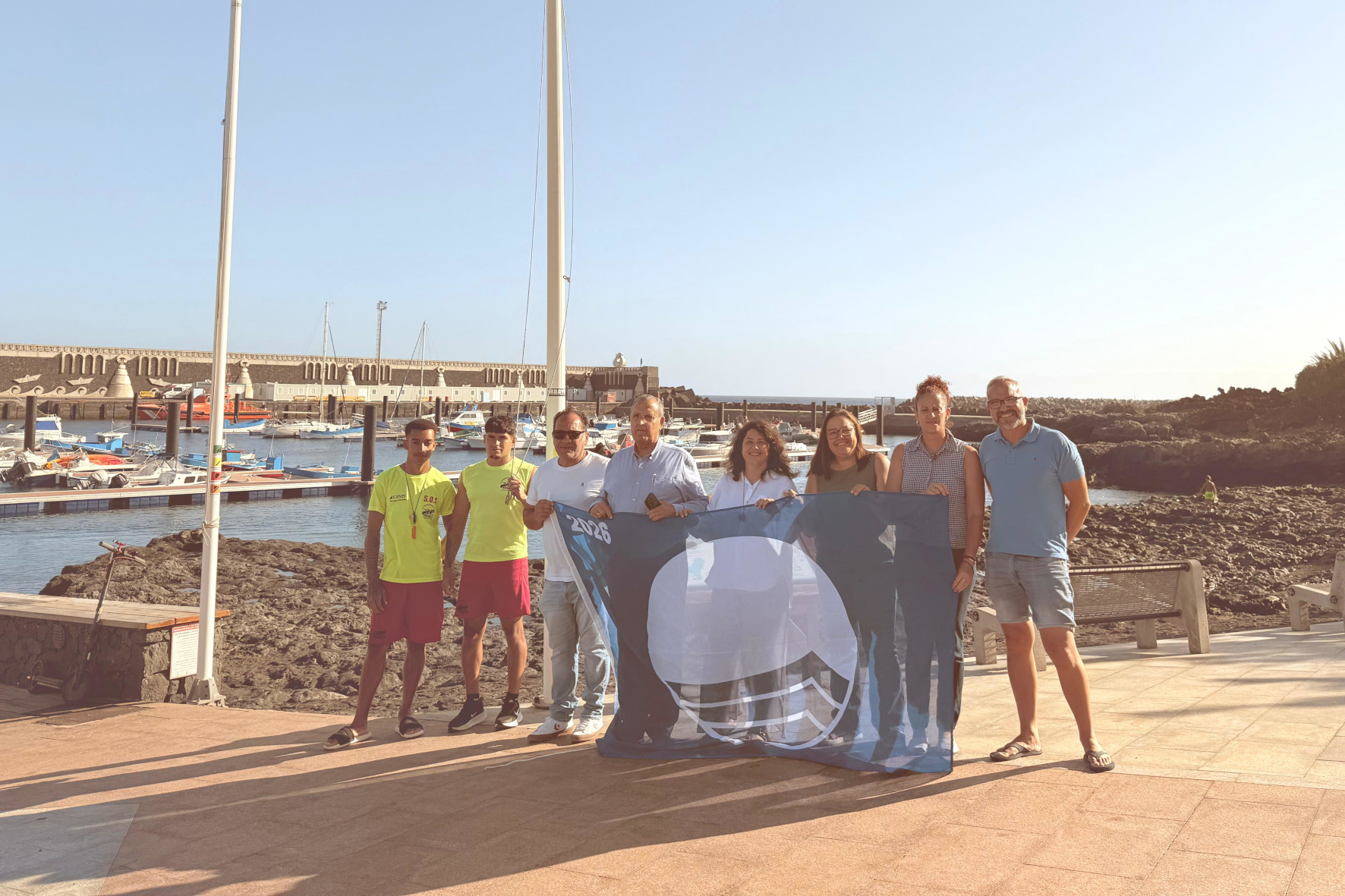 La Restinga cumple diez años con Bandera Azul