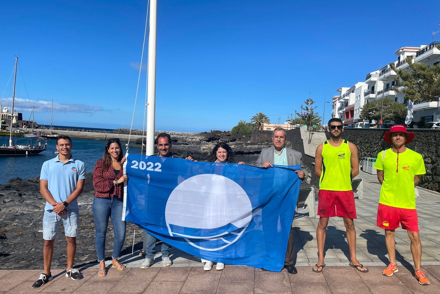 La playa de La Restinga se distingue con la Bandera Azul por sexto año consecutivo