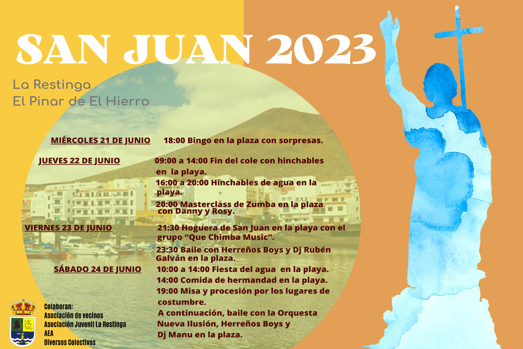 La Restinga da la bienvenida al verano con las fiestas de San Juan