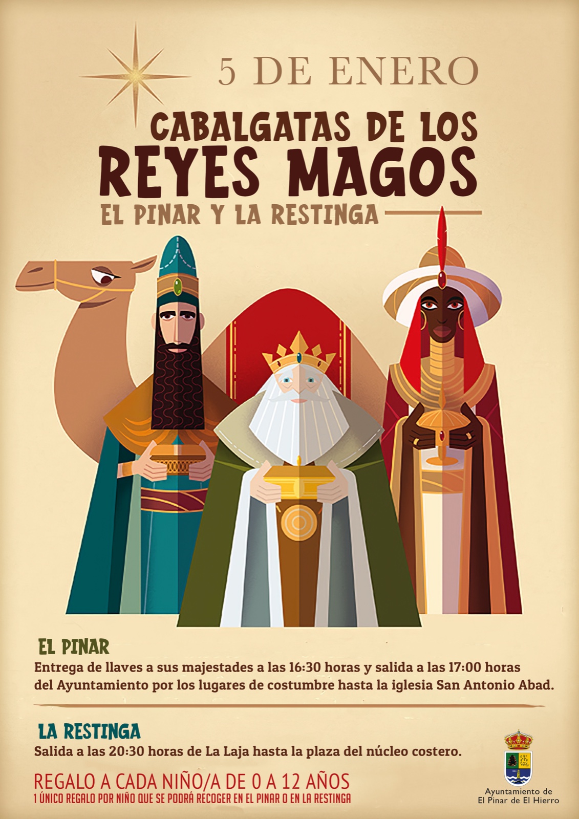 El Pinar y La Restinga reciben este viernes a los Reyes Magos