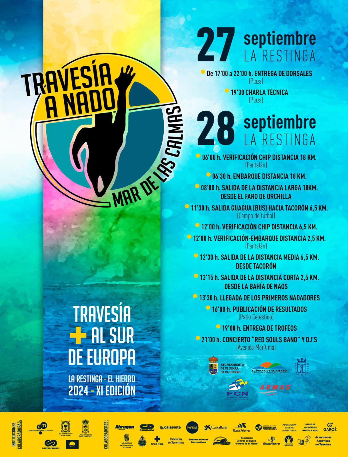 El Pinar cartel Travesia Mar de las Calmas 24