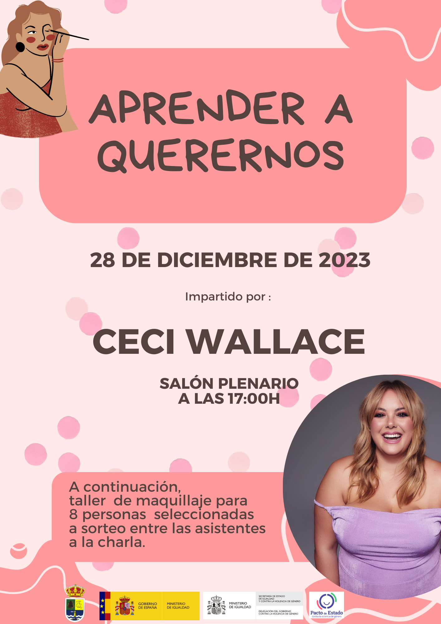 El Pinar acogerá una charla de la influencer canaria Ceci Wallace el próximo 28 de diciembre