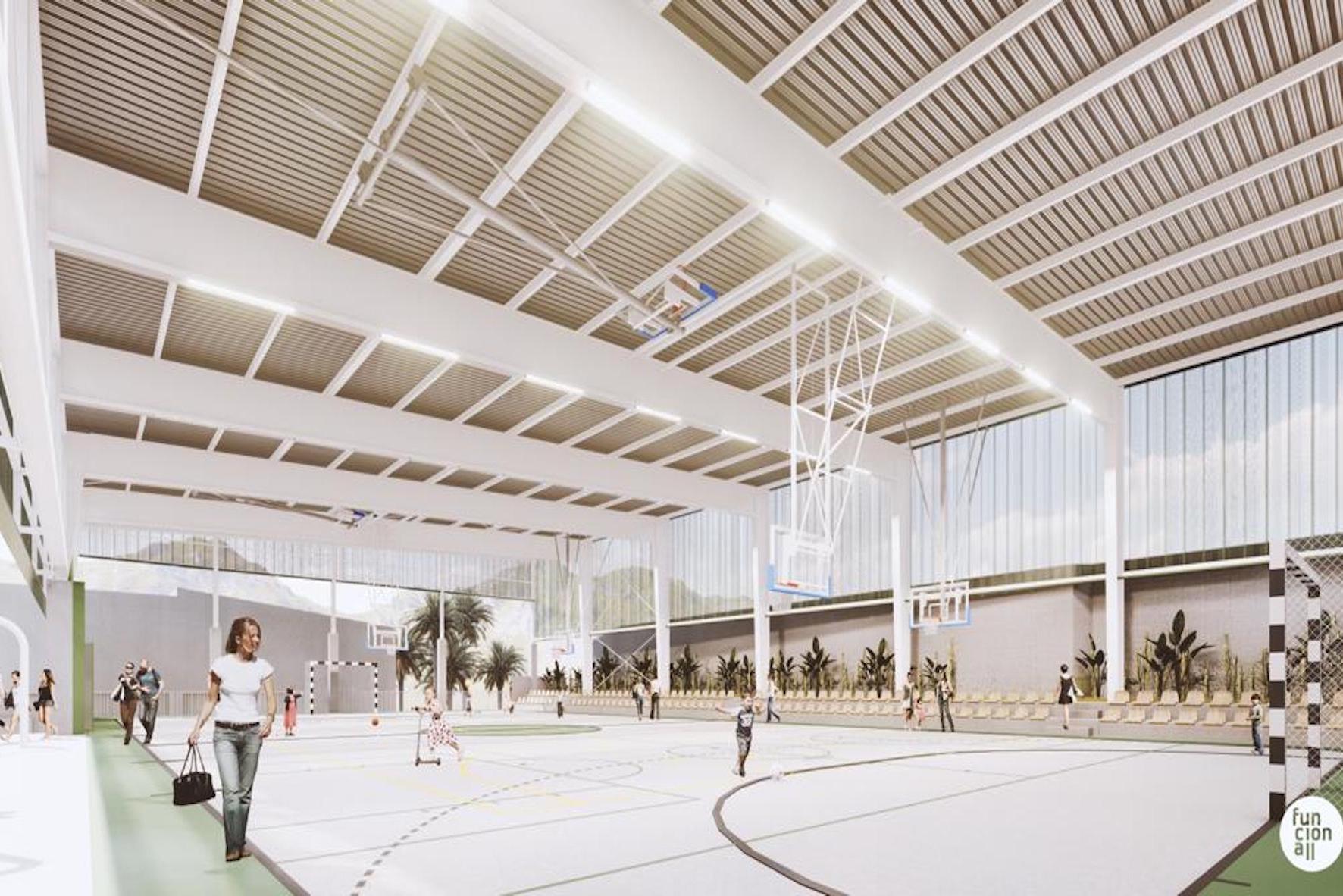 El Pinar licita por más de 700.000 euros la cubierta de la cancha polideportiva del CEIP Taibique