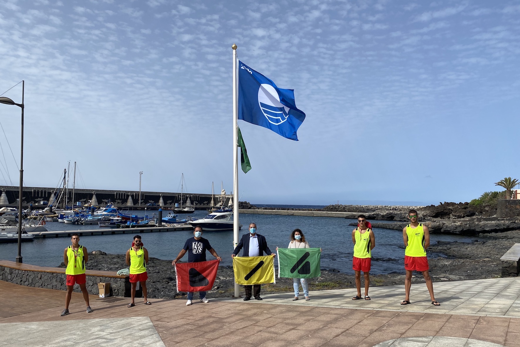 La Restinga luce por cuarto año consecutivo la Bandera Azul